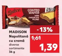 Kaufland MADISON Napolitană cu cremă Ofertă