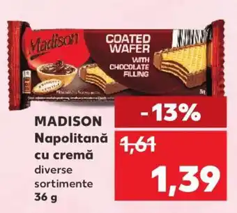 Kaufland MADISON Napolitană cu cremă Ofertă