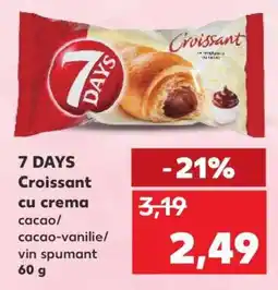 Kaufland 7 DAYS Croissant cu cremă Ofertă
