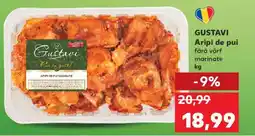 Kaufland GUSTAVI Aripi de pui Ofertă