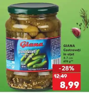 Kaufland GIANA Castraveți în oțet Ofertă