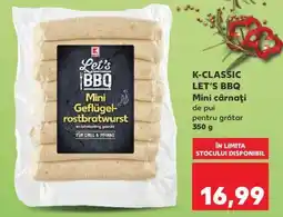Kaufland K-CLASSIC LET'S BBQ Mini cârnați Ofertă