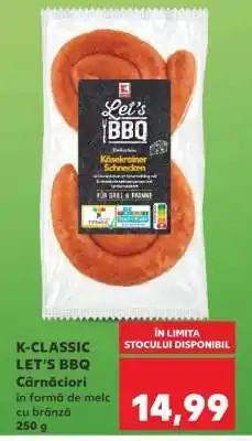 Kaufland K-CLASSIC LET'S BBQ Cârnațiori Ofertă