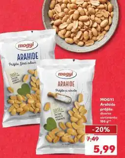 Kaufland MOGYI Arachide prăjite diverse sortimente 150 g Ofertă