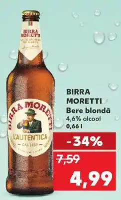 Kaufland BIRRA MORETTI Ofertă