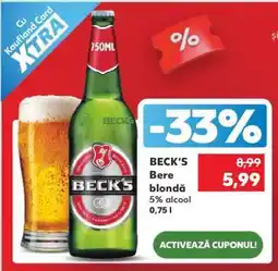 Kaufland BECK‘S Bere blondă Ofertă