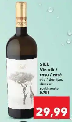 Kaufland SIEL Vin alb / roşu / rosé Ofertă