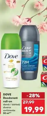 Kaufland DOVE Deodorant roll-on Ofertă