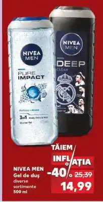 Kaufland NIVEA MEN Gel de duş Ofertă