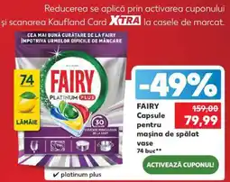 Kaufland FAIRY Capsule pentru mașina de spălat vase Ofertă
