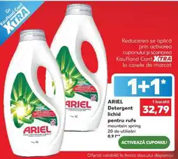 Kaufland ARIEL Detergent lichid pentru rufe mountain spring Ofertă