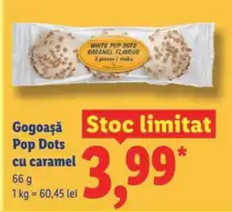 Lidl Gogoasă Pop Dots cu caramel Ofertă