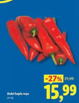 Lidl Ardei Kapia roşu Ofertă