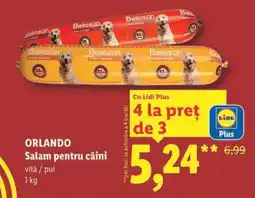 Lidl ORLANDO Salam pentru câini Ofertă
