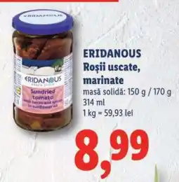 Lidl ERIDANOUS Roșii uscate, marinate Ofertă