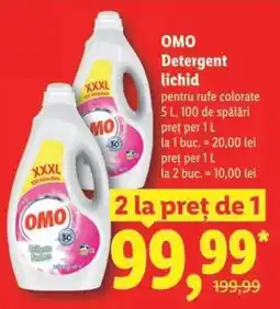Lidl OMO Detergent lichid Ofertă