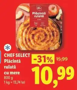 Lidl Chef Select Plăcintă rulată cu mere Ofertă