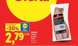 Lidl Baroni Costiță de porc fiartă Ofertă