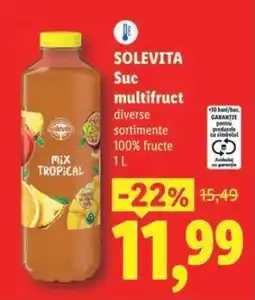 Lidl Solevita Suc multifruct Ofertă