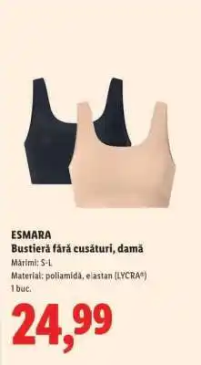 Lidl ESMARA Bustieră fără cusături, damă Ofertă