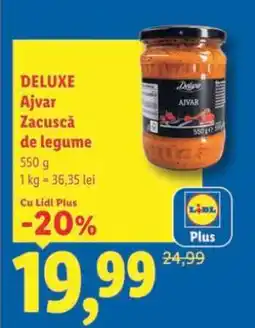 Lidl DELUXE Ajvar Zacuscă de legume Ofertă
