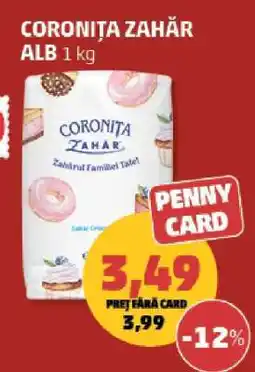 Penny CORONIȚA ZAHĂR ALB 1 kg Ofertă
