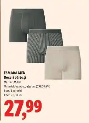 Lidl ESMARA MEN Boxeri bărbați Ofertă
