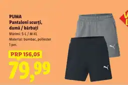 Lidl Puma Pantaloni scurți, damă / bărbați Ofertă