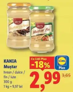 Lidl Kania Muștar Ofertă