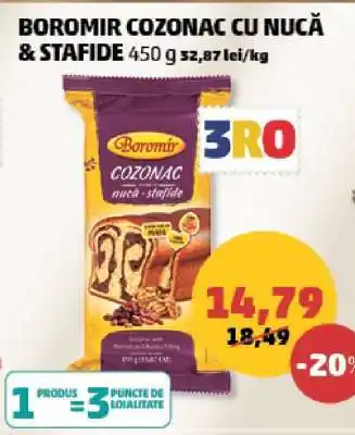 Penny BOROMIR COZONAC CU NUCĂ & STAFIDE Ofertă
