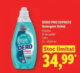 Lidl Dero Pro Express Detergent lichid Ofertă