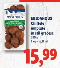 Lidl ERIDANOUS Chiftele umplute în stil grecesc Ofertă
