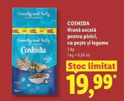 Lidl COSHIDA Hrană uscată pentru pisici, cu pește și legume Ofertă