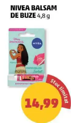 Penny NIVEA BALSAM DE BUZE 4,8 g Ofertă