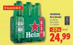 Lidl HEINEKEN Bere blondă Ofertă