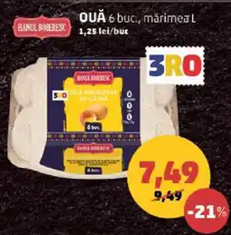 Penny OUĂ 6 buc., mărimea L Ofertă