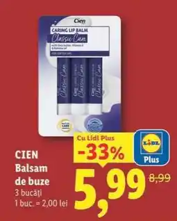 Lidl CIEN Balsam de buze Ofertă