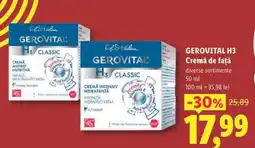 Lidl GEROVITAL H3 Cremă de față Ofertă