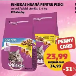 Penny Whiskas Hrană pentru Pisici Ofertă