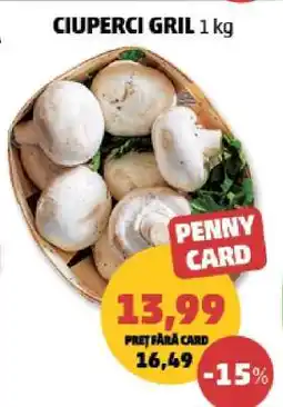 Penny CIUPERCI GRIL 1 kg Ofertă