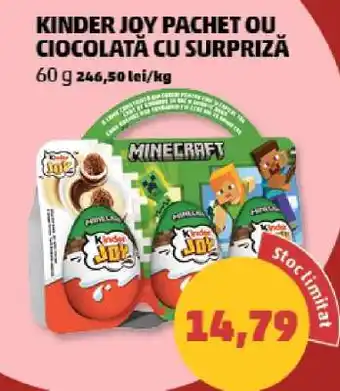 Penny KINDER JOY PACHET OU CIOCOLATĂ CU SURPRIZĂ Ofertă