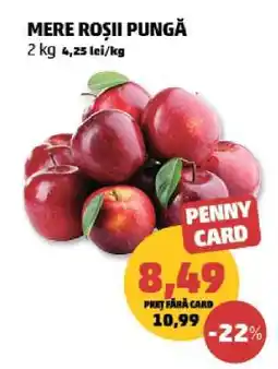 Penny Mere Roșii Pungă Ofertă