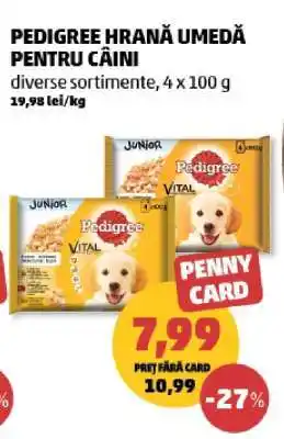 Penny PEDIGREE hrană umedă pentru câini Ofertă