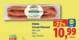 Lidl Pikok Cârnați Oltenești Ofertă