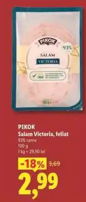 Lidl PIKOK Salam Victoria, feliat Ofertă