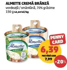 Penny Almette Cremă Brânză Ofertă