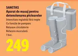 Lidl SANITAS Aparat de masaj pentru detensionarea picioarelor Ofertă