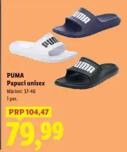 Lidl PUMA Papuci unisex Ofertă