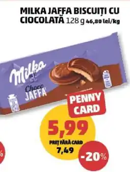 Penny Milka Jaffa Biscuiți cu Ciocolată Ofertă