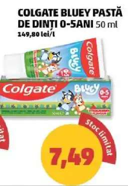 Penny Colgate Bluey Pastă de Dinți 0-5 ani 50 ml Ofertă